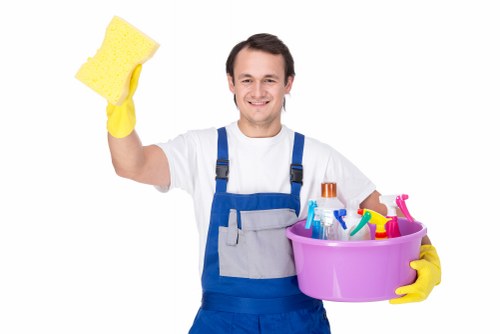 Airbnb cleaner preparing a guest-ready flat in SE8