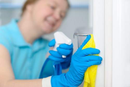 Professional move out cleaning service for a property in SE8
