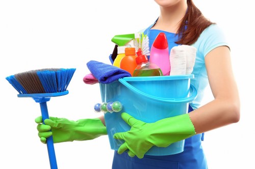 Bin store and shared access area cleaning in SE8