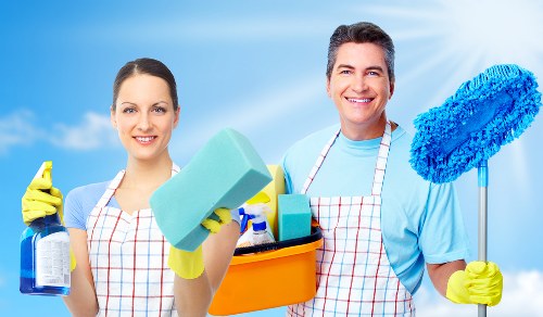 Deep cleaning an oven door and racks in SE8